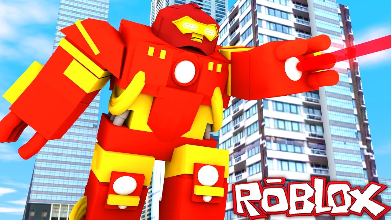 Ironman Hulkbuster In Roblox Roblox Superheroes Youtube - hulk buster roblox