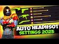 My Auto Headshot Sensitivity 2023 | Best Free Fire Settings of MR ABU Revealed