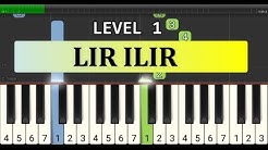 not piano lir ilir - tutorial level 1 - lagu daerah nusantara - tradisional -  jawa tengah  - Durasi: 1:20. 