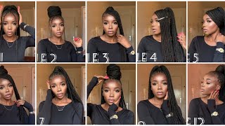 12 knotless box braids hairstyles