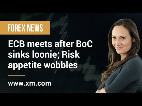 Forex News: 23/01/2020 – ECB meets after BoC sinks loonie; Risk appetite wobbles