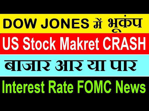 DOW JONES CRASHED🔴 US STOCK MARKET CRASH😱🔴 DOWJONES NASDAQ LATEST NEWS🔴 FOMC INTEREST RATE NEWS SMKC