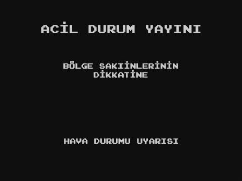 acil durum uyarisi youtube