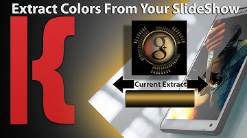 KLWP Tutorial - Extract Colors From Your SlideShow
