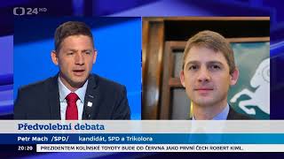 Předvolební debata - ČT24 (16.5. 2024)