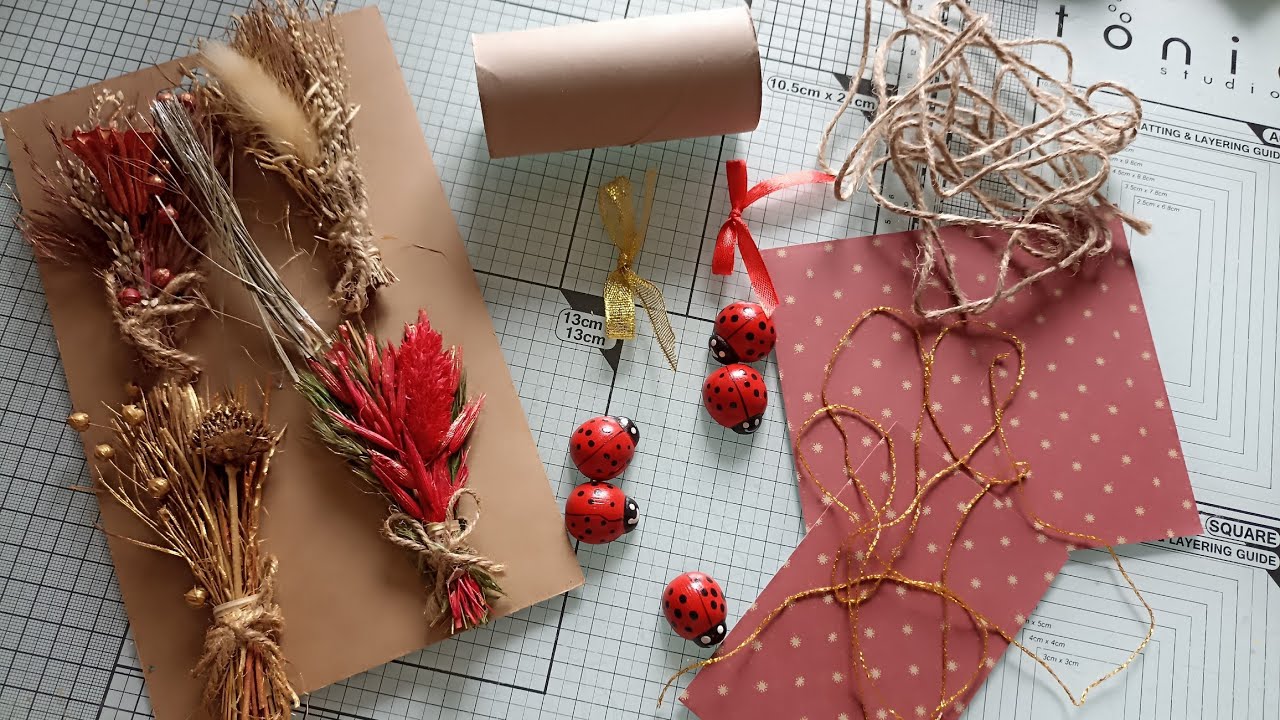 SACHET KDO AVEC FLEURS SÉCHÉES DE CHEZ ACTION 