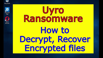 Uyro virus (ransomware). How to decrypt .Uyro files. Uyro File Recovery Guide.