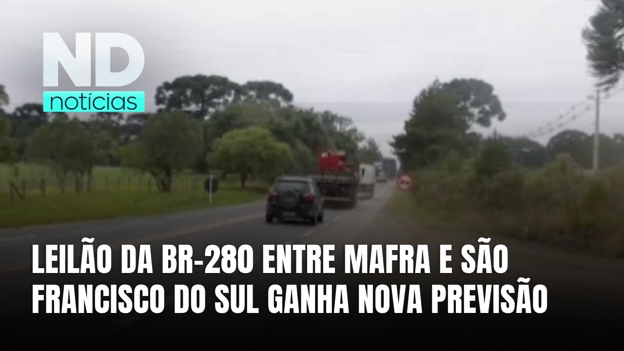 Concessão da BR-280 prevê bilhões em investimentos e pedágio eletrônico em SC