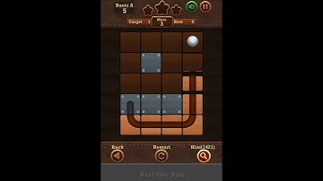 Roll The Ball Slide Puzzle 2 - Moves Basic A Level 5 Walkthrough