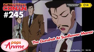 Detective Conan - Ep 245 - The Gunshot At Sunflower Manor | EngSub