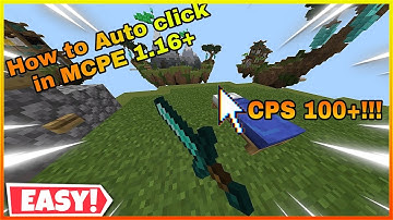 How to Auto click in MCPE 1.16+ With (Keymapper)