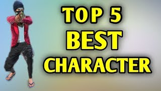 Top 5 Best Characters Ever Of Freefire Battleground Youtube