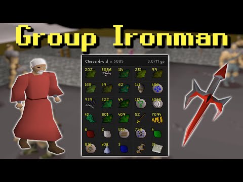 I camped over 5000 chaos druids for this defender (Group Ironman #03)