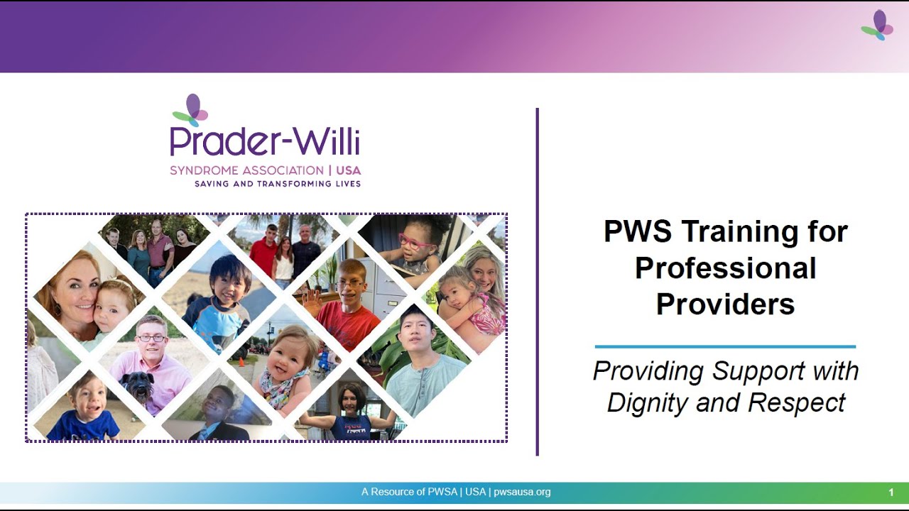 Prader-Willi Syndrome: Providing Support with Dignity & Respect Webinar - 8/10/2022 - YouTube