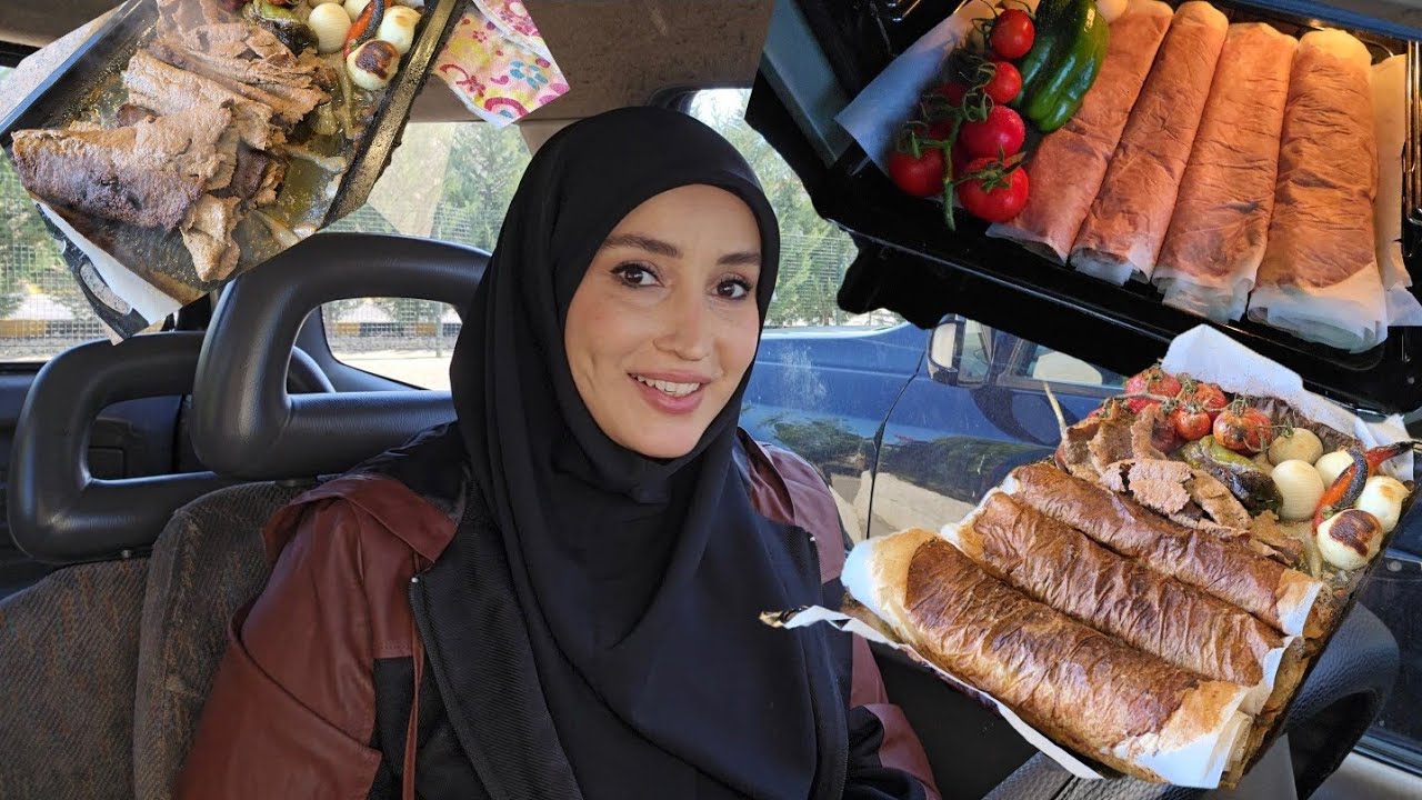 حلفت غير ليلى جواد اللي بتسكر الترند 😗  طبق دونر كباب تركي🔥 بدون فرن بدون ورق زبدة