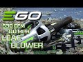 EGO 56 Volt 530 CFM 110 MPH Li-Ion Brushless Cordless Electric Leaf Blower (model no. LB5302) Review