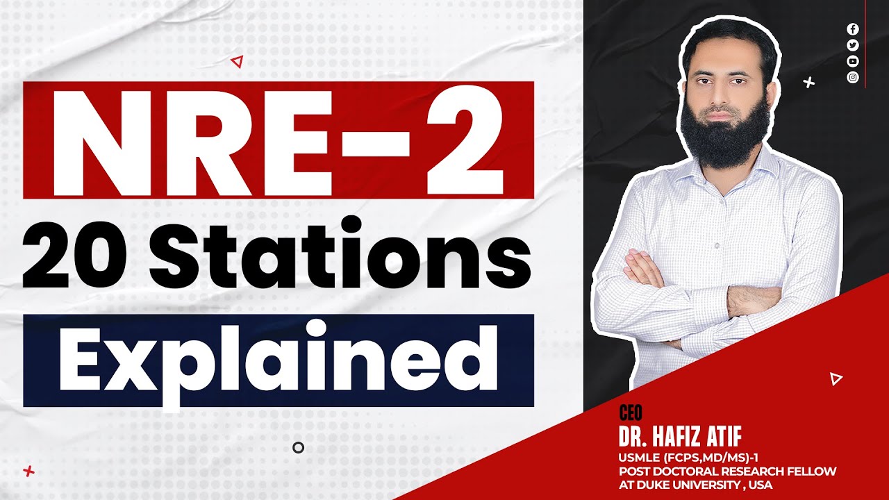 NRE-2 Exam Guidelines| 20 OSCE Station| Dr Hafiz Atif | Mandatory & Non Non Mandatory Stations| FAME