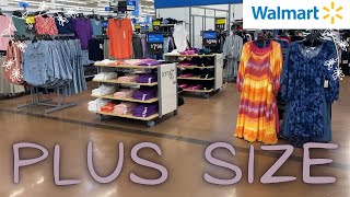 SHOPPING THE ENTIRE PLUS SIZE SECTION AT WALMART‼WALMART SHOP WITH ME | WALMART PLUS SIZE CLOTHES