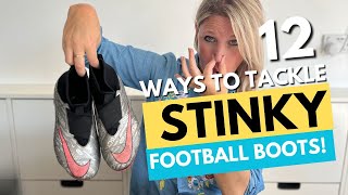 How to clean smelly football boots and trainers fast