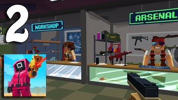 Pixel Combat - Gameplay Walkthrough Part 2 - Arsenal (Android, iOS)