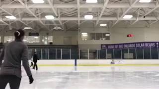 Toe loop/loop jump practice
