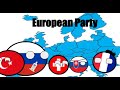 European party  countryballs animation