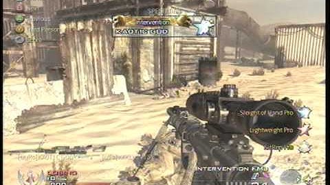 GyRo Gaming KAOT1C GOD vs. xXCLUSV15x 1v1 Quickscope MW2