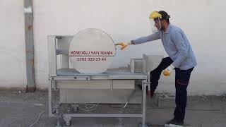 Briket Kesme Makinası Köseoğlu Teknik Tasarım