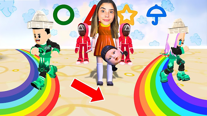 ESCAPE DO ARCO-ÍRIS O NOVO JOGO da BATATINHA FRITA SQUID GAME 2 !!