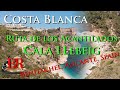 Costa Blanca. Ruta de los Acantilados de Benitatxell. Cala Llebeig (Benitatxell, Alicante, Spain)