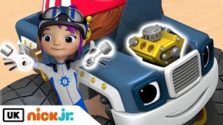 Blaze and the Monster Machines | Diving for Pirate's Pistons! | Nick Jr. UK