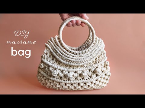 DIY Macrame Tote Beach Bag