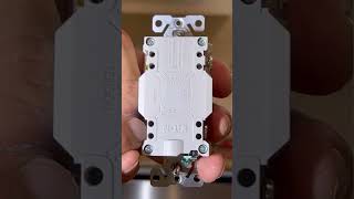 Wire Up A GFCI Correctly #gfci #wiring #Electrical #journeyman #masterelectrician