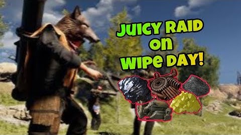 Juicy Wipe Day RAID! - Rust Console Edition!