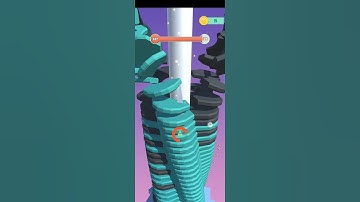 stack ball game level 107 #game play # shorts