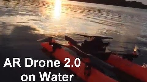 AR Drone 2.0 Water Flotation Landing Gear - Episode 17