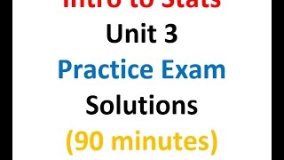 281 Unit3 Practice Exam Solutions