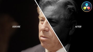 Master Cinematic Black & White in DaVinci Resolve