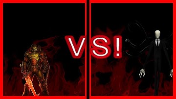 Short Minecraft Duel: DOOM Slayer vs Slenderman - DOOM Eternal vs Creepypasta