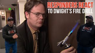Responders React to Dwight's Fire Drill