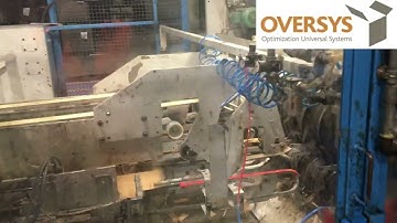 VIDEO OVERSYS U74711125 MARTIN 1224 FLEXO FOLDER GLUER 2 COLOR, YEAR 1993