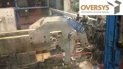 VIDEO OVERSYS U74711125 MARTIN 1224 FLEXO FOLDER GLUER 2 COLOR, YEAR 1993