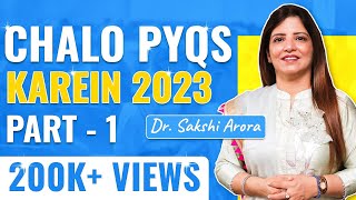 Chalo PYQS karein -in obs and gynae for neet pg with DR Sakshi Arora Hans.