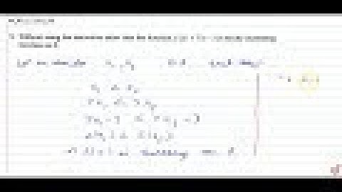Without using the derivative show that the function `f(x)=7x-3` is strictly increasing function ...