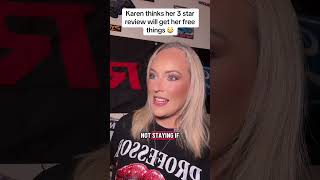 Karen always thinks she needs to be compensated 💁‍♀️#story #karen #storytime #restaurant #pov 