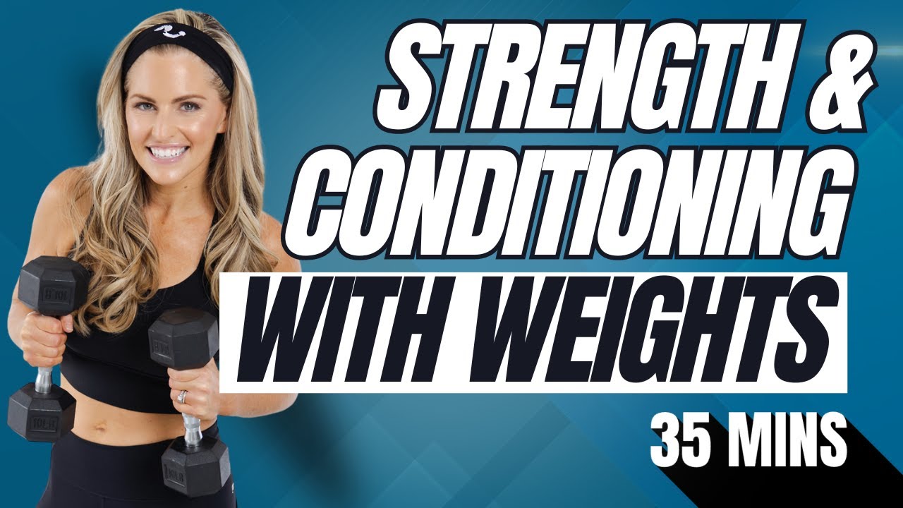Strength & Conditioning with Weights Full Body HIIT Workout - YouTube