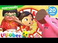 Ano Novo Chinês | Lellobee City Farm | Moonbug Kids | Músicas Infantis em Português
