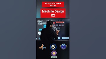 Revision 02 – Machine Design | Static Loading Concepts | GATE/ESE  #motivation  #ese2026 #gate2026