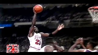Michael Jordan - Famous Switch Hands Layup in 1991 Finals! (All Angles)