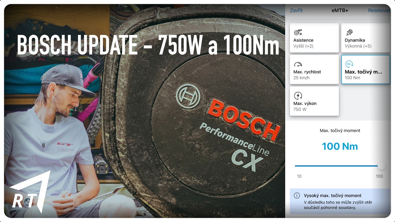 Bosch Performance Line CX 5. gen | Test EMTB+ | Update na 750 W / 100 Nm a podpora 400% | [ENG] subs